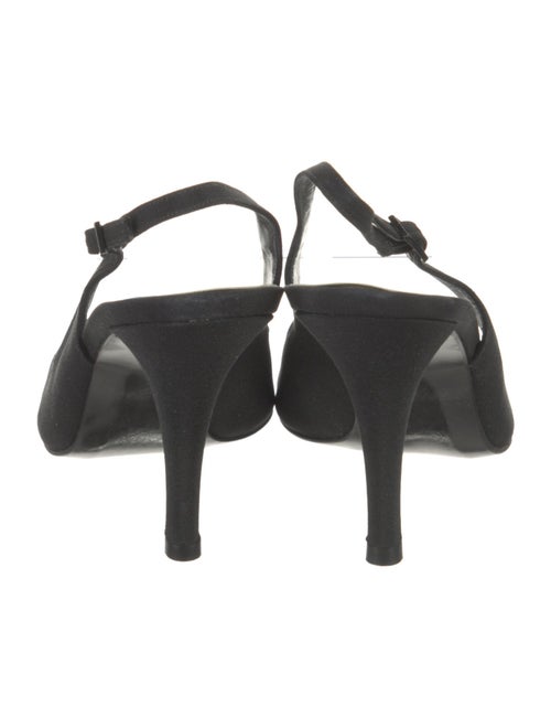 Stuart Weitzman Satin Slingback Pumps