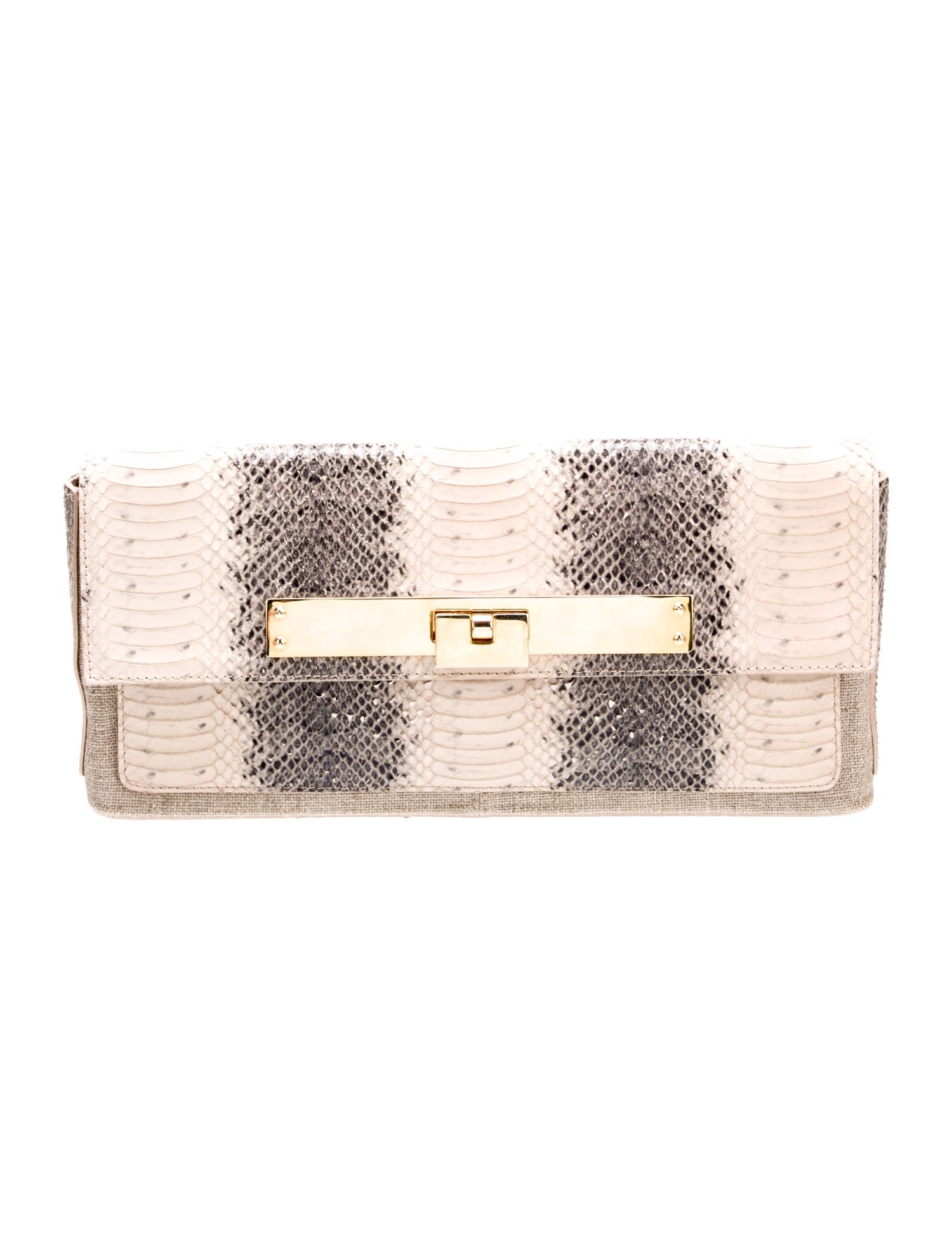 Stuart Weitzman Python Clutch