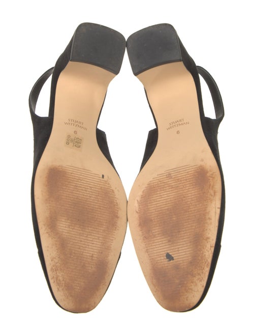 Stuart Weitzman Suede Slingback Pumps