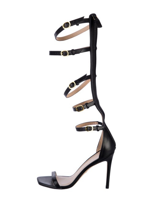 Stuart Weitzman Leather Gladiator Sandals