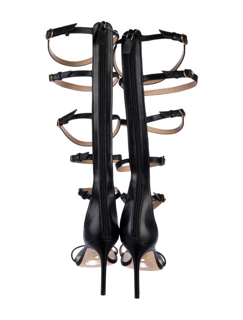 Stuart Weitzman Leather Gladiator Sandals