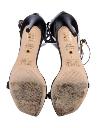 Stuart Weitzman Leather Gladiator Sandals