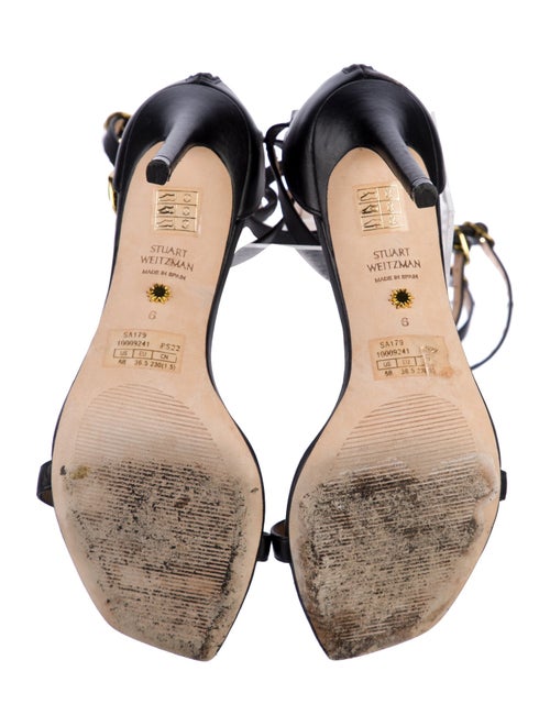 Stuart Weitzman Leather Gladiator Sandals