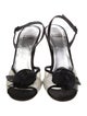 Stuart Weitzman Satin Slingback Sandals