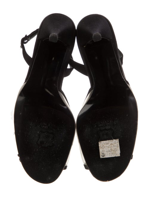 Stuart Weitzman Satin Slingback Sandals