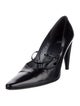 Stuart Weitzman Patent Leather T-Strap Pumps