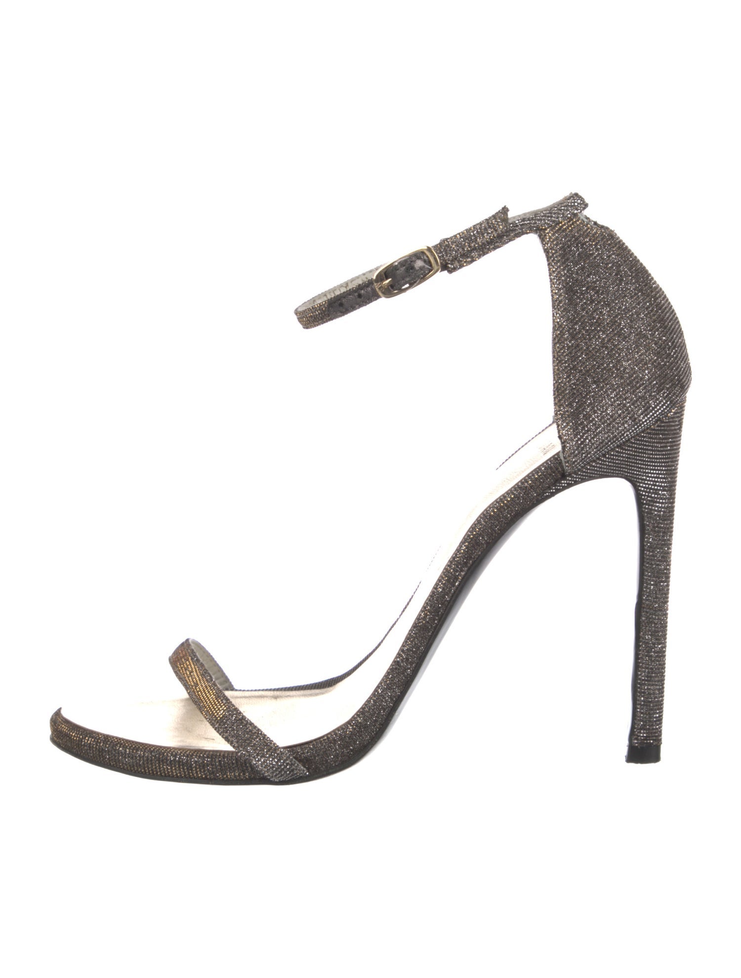 Stuart Weitzman Glitter Glitter Accents Sandals