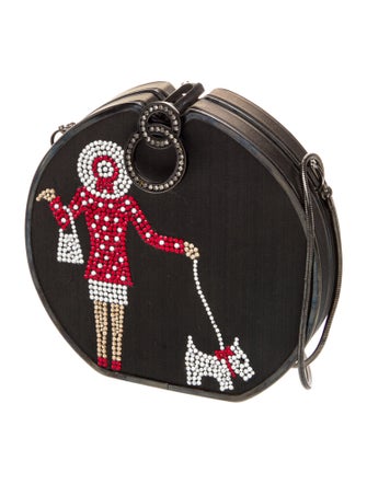 Stuart Weitzman Canvas Minaudière