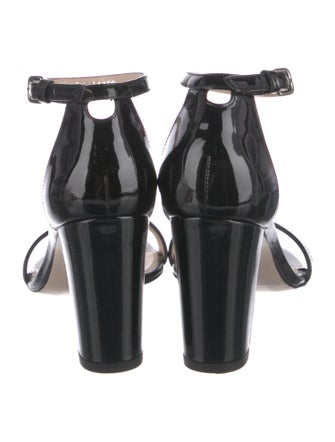 Stuart Weitzman Patent Leather Sandals