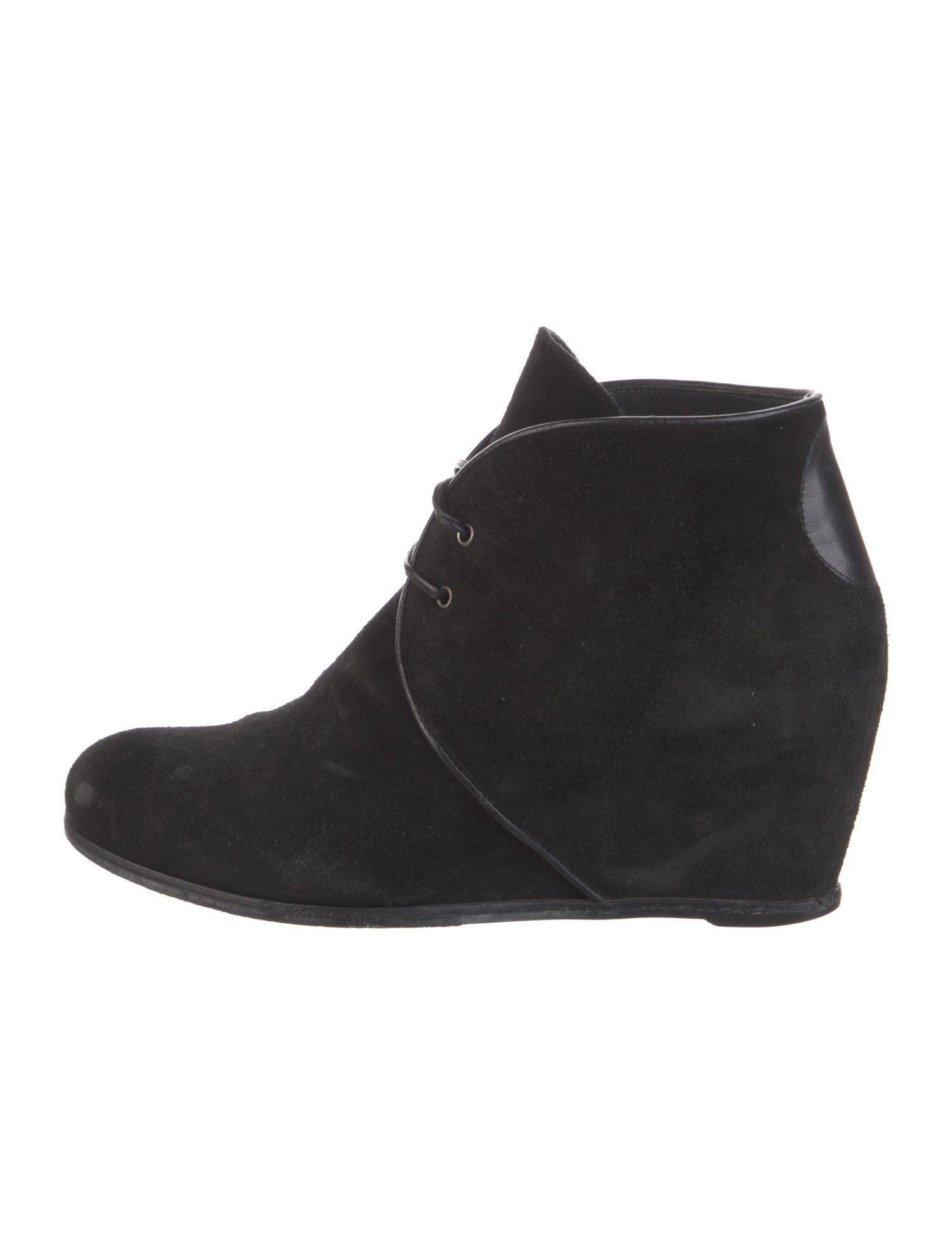 Stuart Weitzman Suede Lace-Up Boots