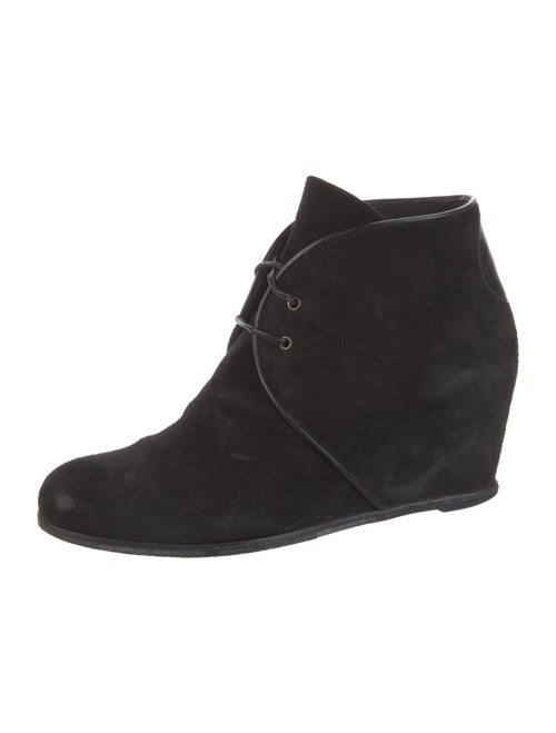 Stuart Weitzman Suede Lace-Up Boots