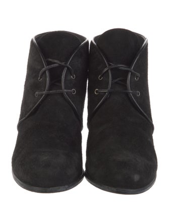 Stuart Weitzman Suede Lace-Up Boots