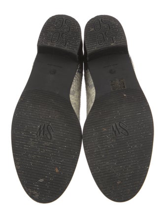 Stuart Weitzman Snakeskin Animal Print Boots