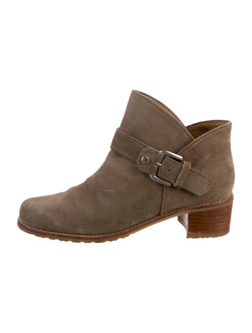 Stuart Weitzman Suede Moto Boots
