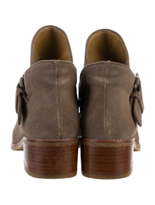 Stuart Weitzman Suede Moto Boots