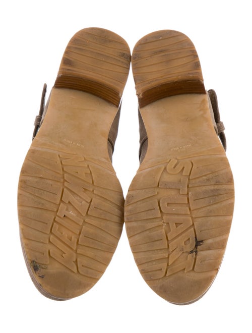 Stuart Weitzman Suede Moto Boots