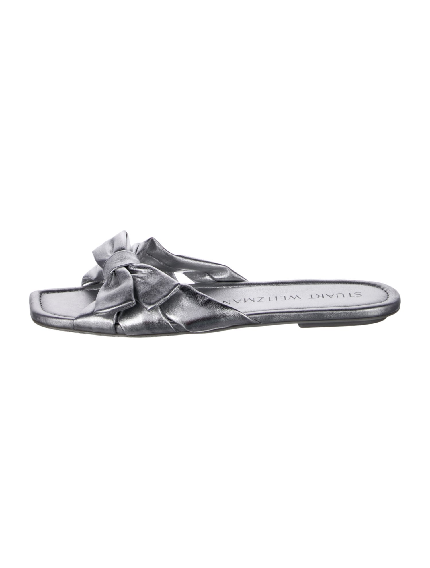 Stuart Weitzman Leather Slides