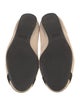 Stuart Weitzman Leather Colorblock Pattern Ballet Flats