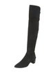 Stuart Weitzman Suede Studded Accents Boots