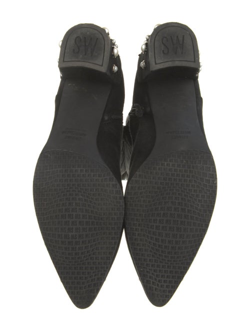 Stuart Weitzman Suede Studded Accents Boots