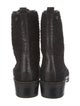 Stuart Weitzman Tweed Crystal Embellishments Combat Boots