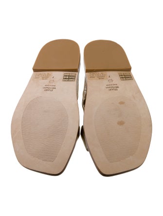 Stuart Weitzman Leather Slides