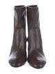 Stuart Weitzman Leather Sock Boots