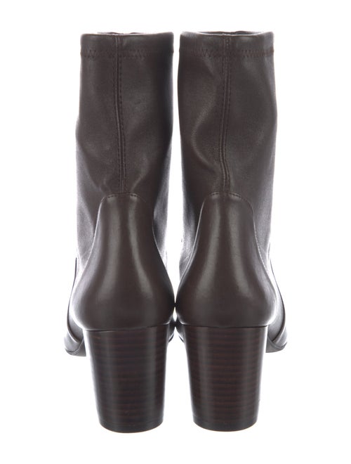 Stuart Weitzman Leather Sock Boots