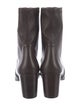 Stuart Weitzman Leather Sock Boots