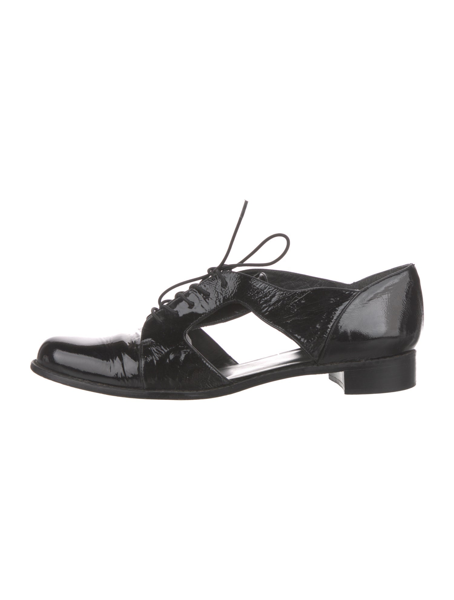 Stuart Weitzman Patent Leather Oxfords