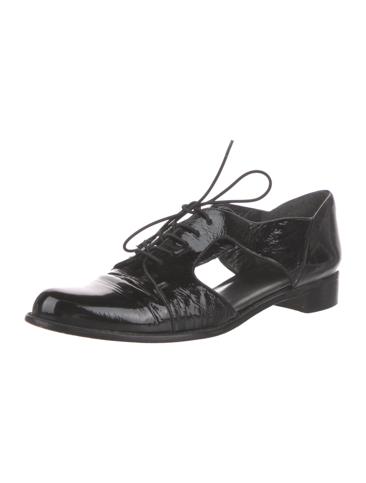 Stuart Weitzman Patent Leather Oxfords