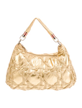 Stuart Weitzman Satin Shoulder Bag