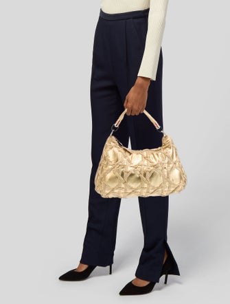Stuart Weitzman Satin Shoulder Bag