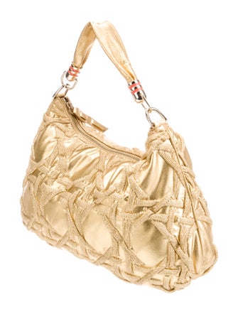 Stuart Weitzman Satin Shoulder Bag