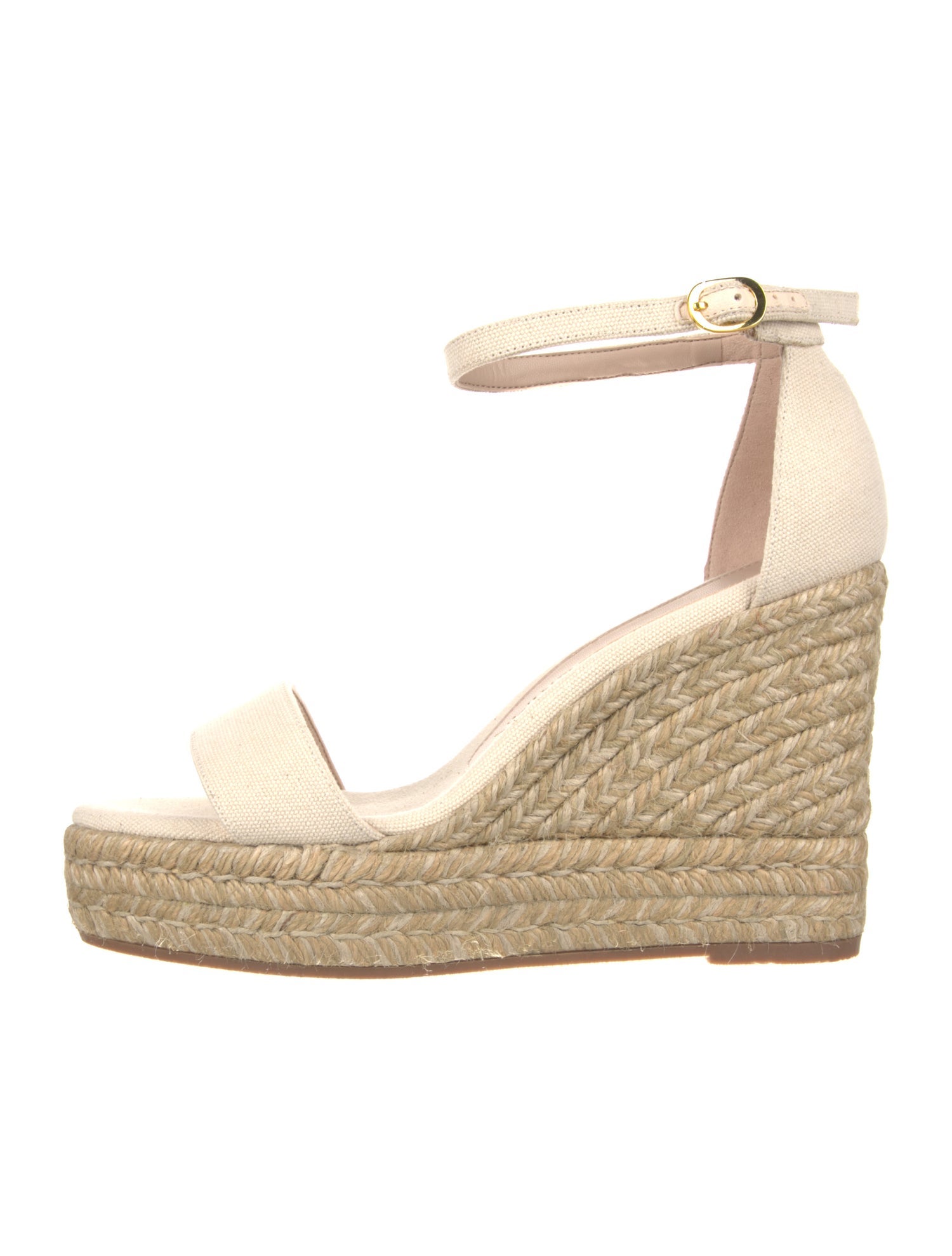 Stuart Weitzman Canvas Colorblock Pattern Espadrilles w/ Tags