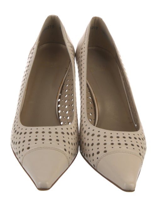 Stuart Weitzman Leather Animal Print Pumps