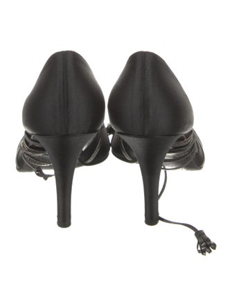 Stuart Weitzman Satin D'Orsay Pumps