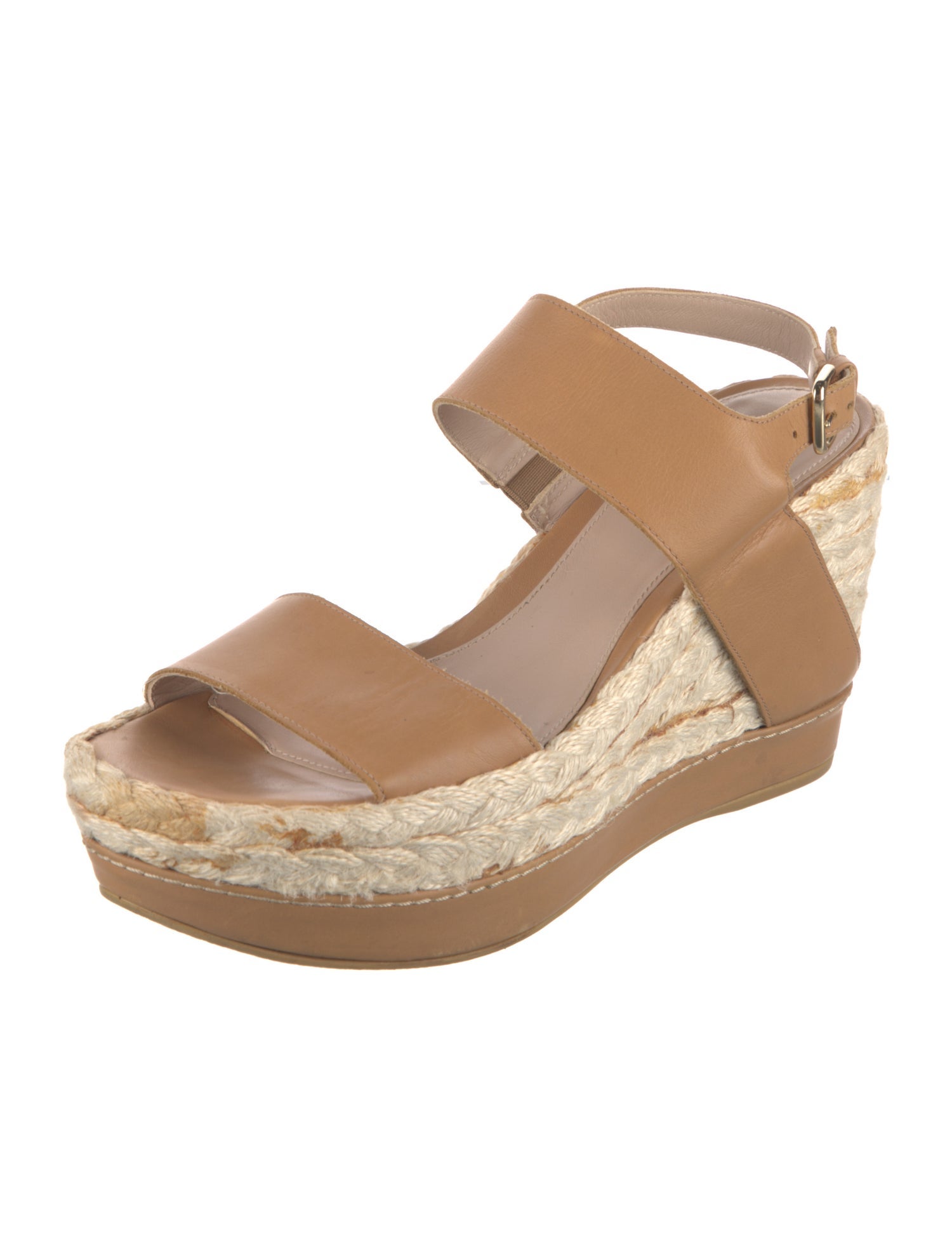 Stuart Weitzman Leather Espadrilles