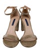 Stuart Weitzman Glitter Glitter Accents Sandals