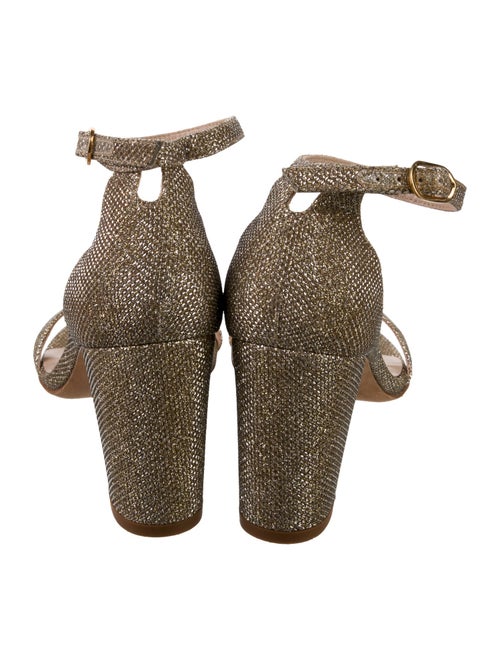 Stuart Weitzman Glitter Glitter Accents Sandals