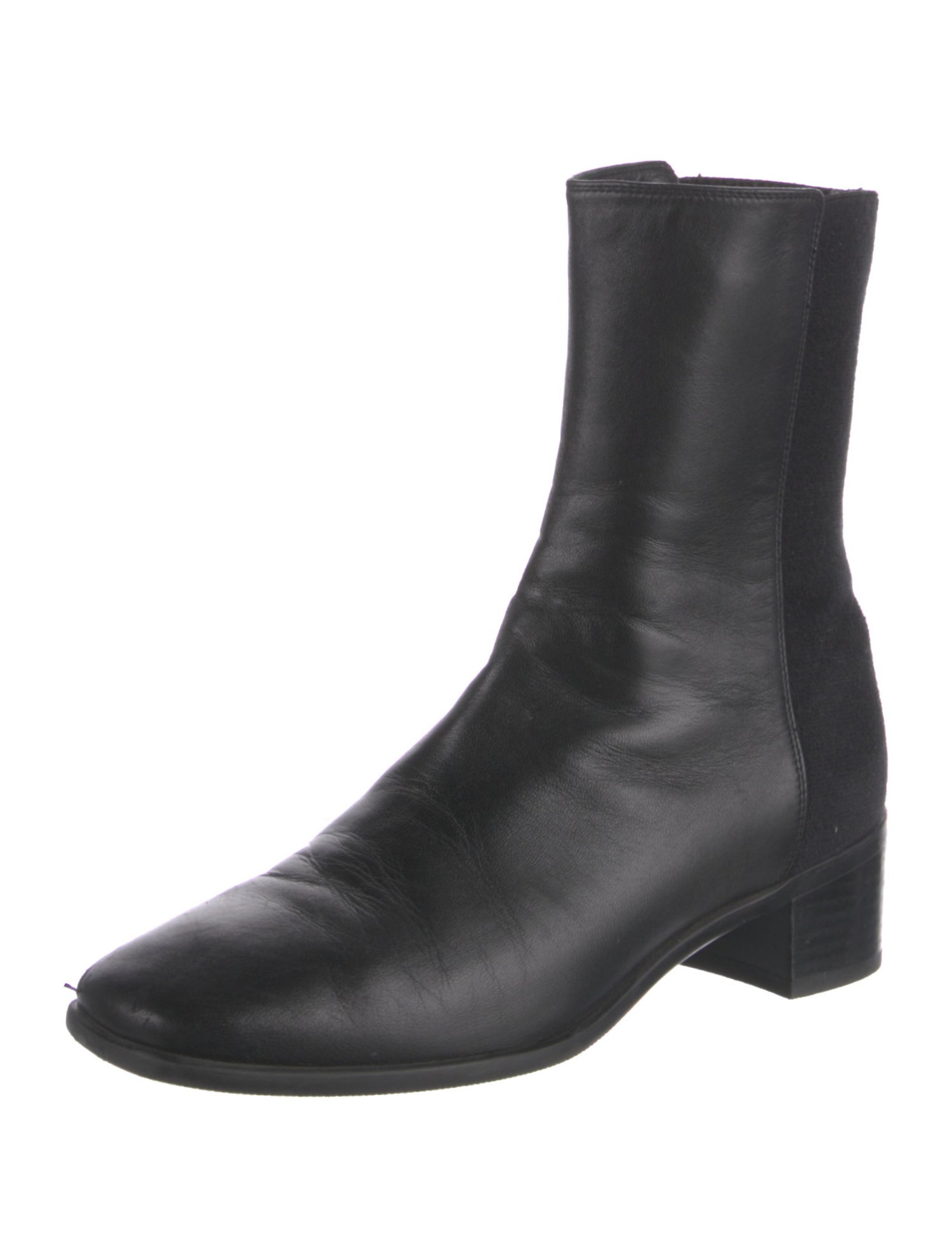 Stuart Weitzman Leather Chelsea Boots