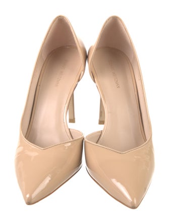 Stuart Weitzman Patent Leather D'Orsay Pumps
