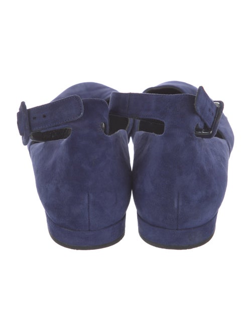 Stuart Weitzman Suede D'Orsay Flats