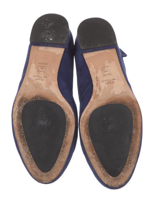 Stuart Weitzman Suede D'Orsay Flats