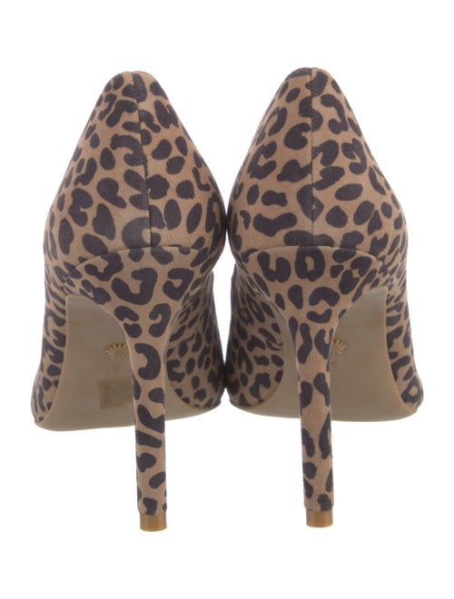 Stuart Weitzman Suede Animal Print Pumps