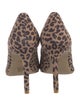 Stuart Weitzman Suede Animal Print Pumps