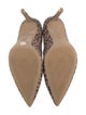 Stuart Weitzman Suede Animal Print Pumps