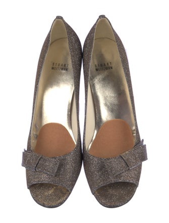 Stuart Weitzman Glitter Accents Pumps