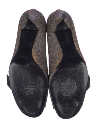 Stuart Weitzman Glitter Accents Pumps