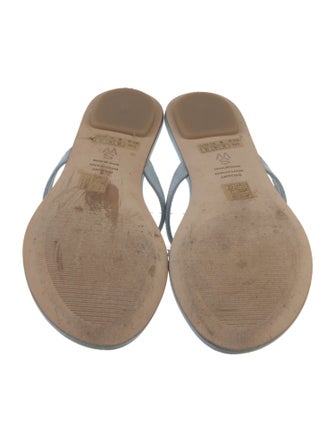 Stuart Weitzman Denim Slides